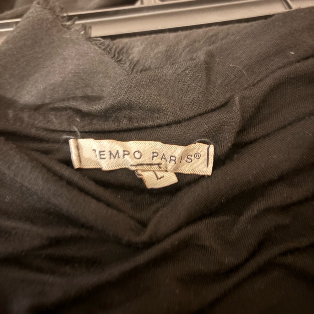 Tempo Paris Black Layered Ruffle Maxi Skirt - Picture 6 of 6